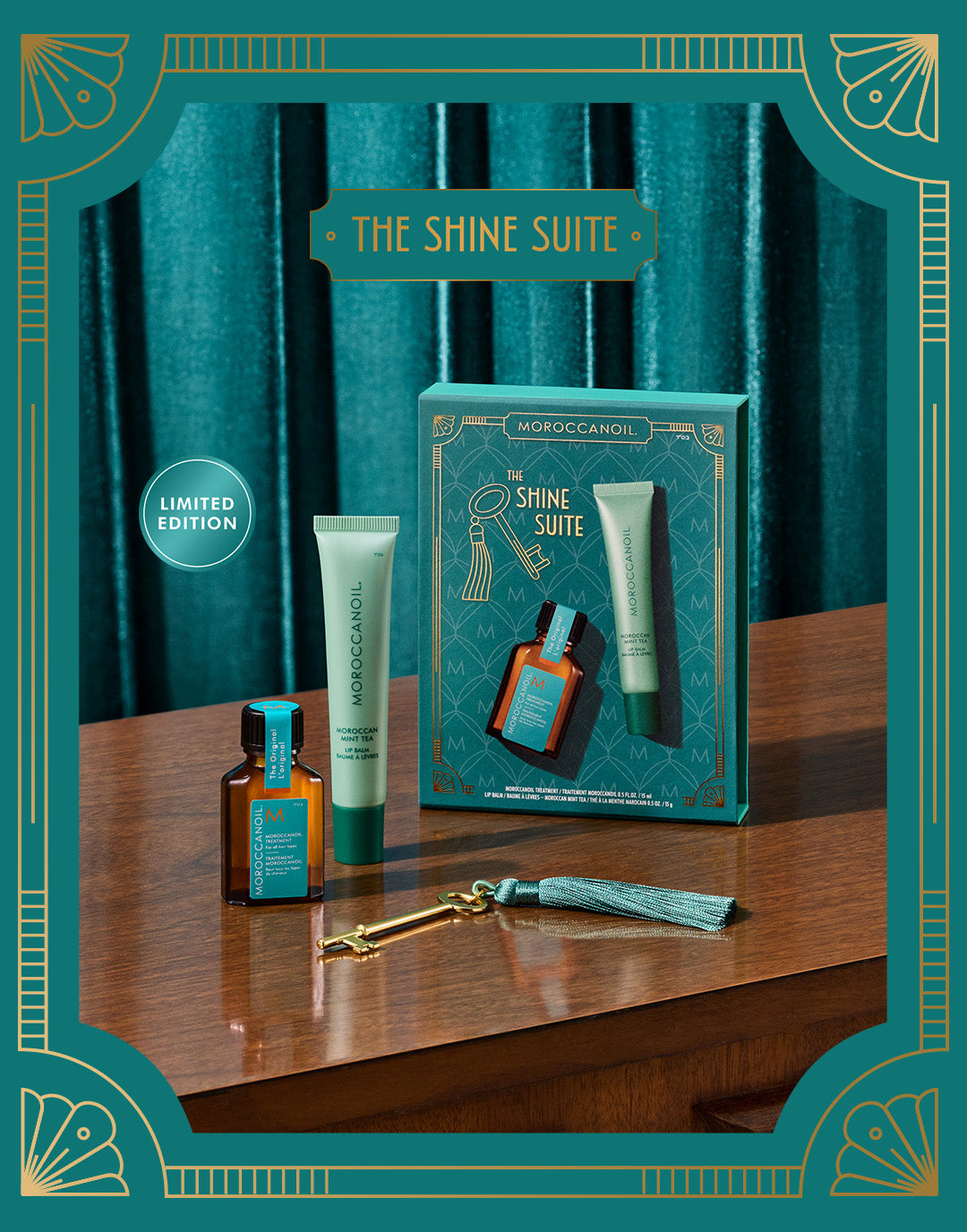 The Shine Suite: Σετ Δώρου Mint Tea Lip Balm
