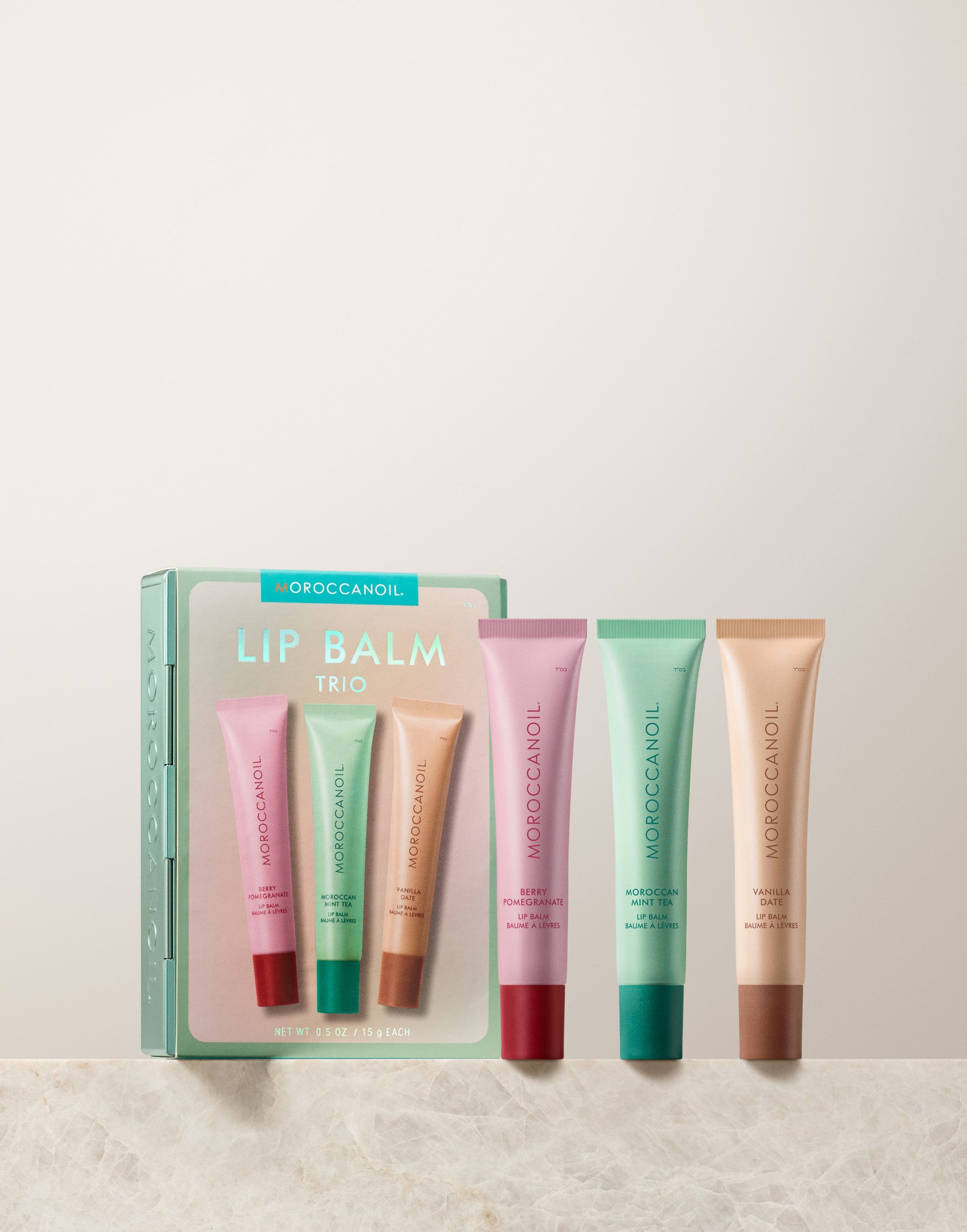 Σετ 3 Lip Balms της Moroccanoil